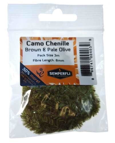 Camo Chenille 8mm Medium