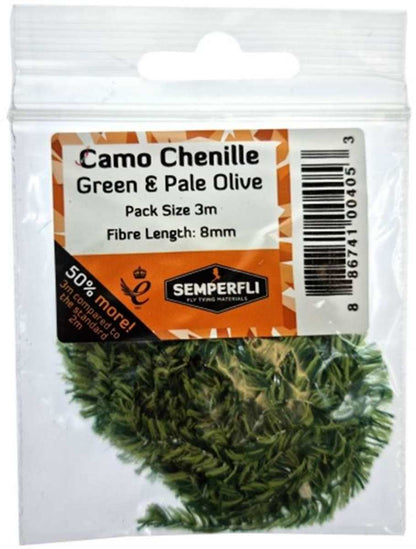 Camo Chenille 8mm Medium