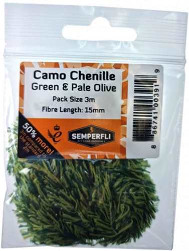 Camo Chenille 15mm Large