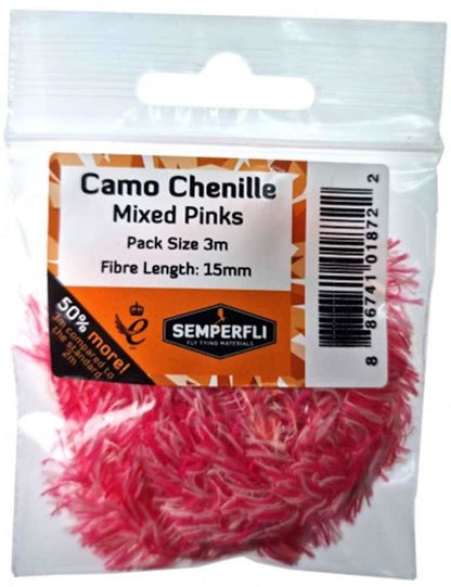 Camo Chenille 15mm Large