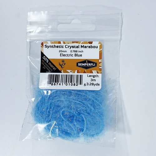 Synthetic Crystal Marabou 20mm