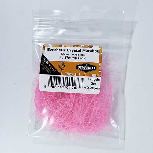 Synthetic Crystal Marabou 20mm