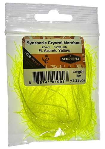 Synthetic Crystal Marabou 20mm