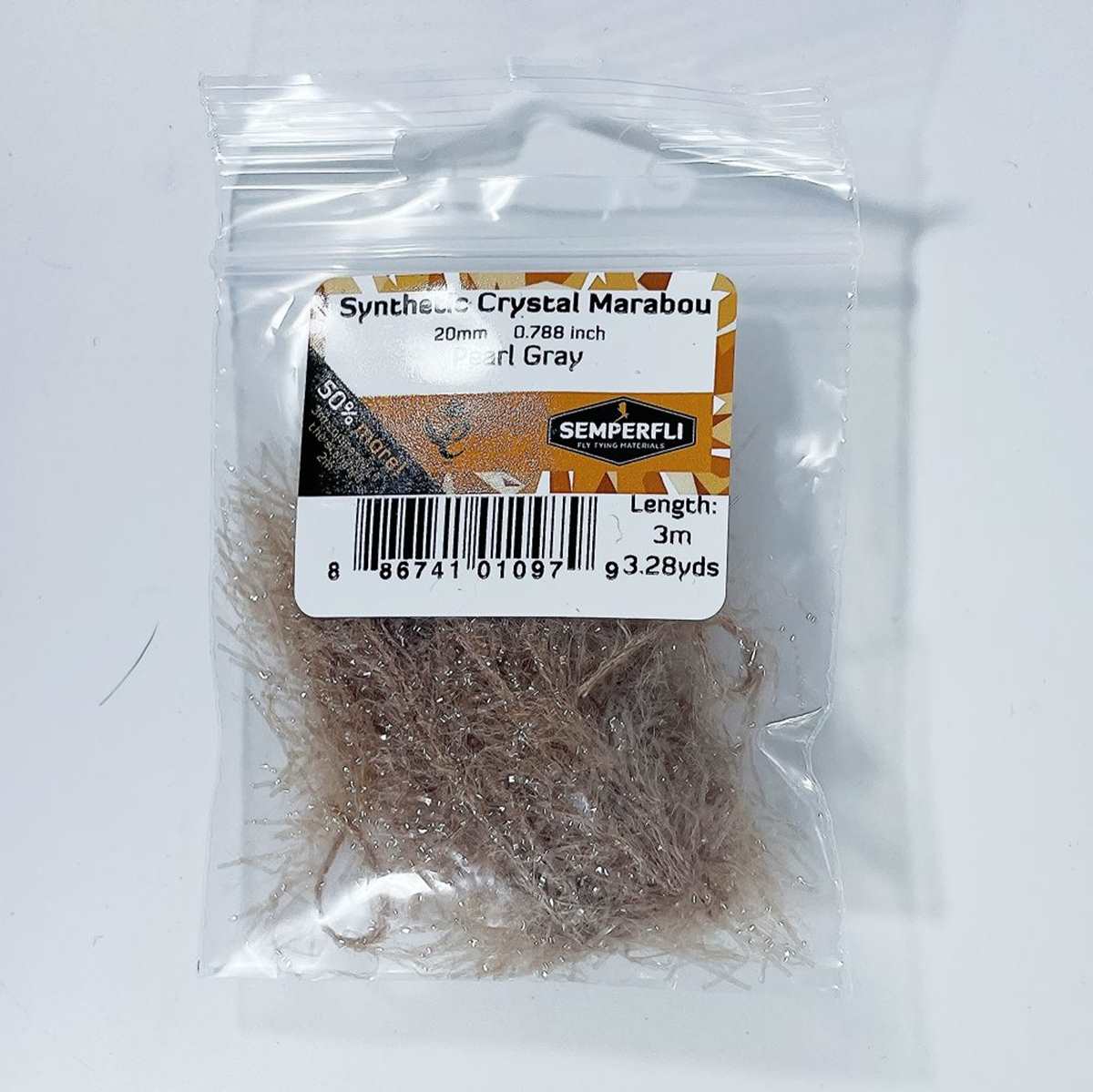 Synthetic Crystal Marabou 20mm