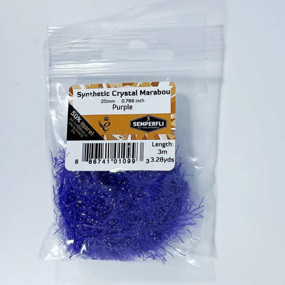 Synthetic Crystal Marabou 20mm