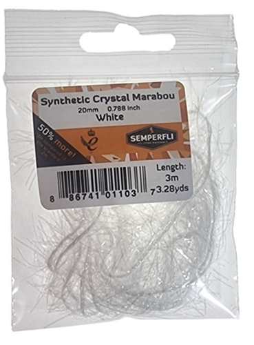 Synthetic Crystal Marabou 20mm