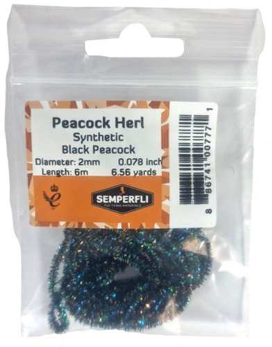 Synthetic Peacock Herl 2mm Extra Small