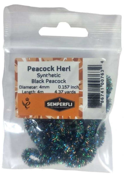 Synthetic Peacock Herl 4mm Small