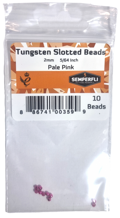 Tungsten Slotted Beads 2mm (5/64 inch)