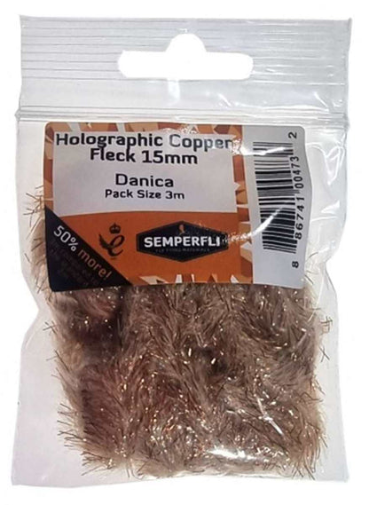 Copper Tinsel Fleck 15mm Large