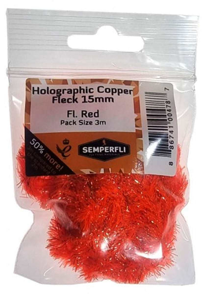 Copper Tinsel Fleck 15mm Large