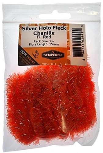 Silver Tinsel Fleck 15mm Large