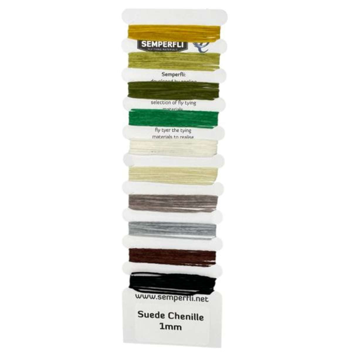 Suede Chenille 1mm Multicard